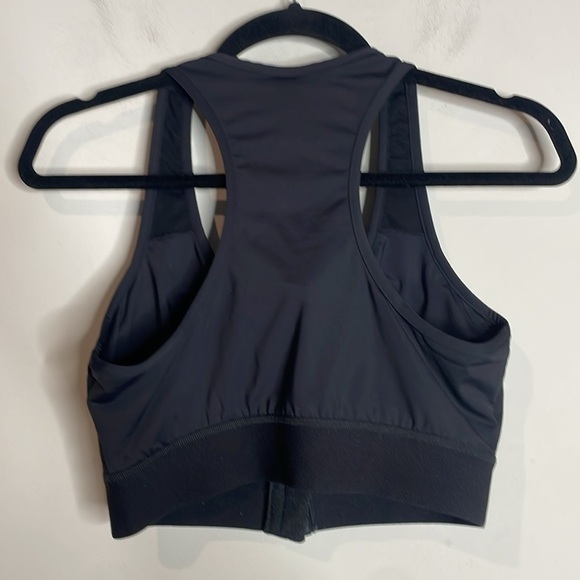 Amoena | Black Racerback Sports Bra with Front Zipper Size Medium NWT - Picture 3 of 4